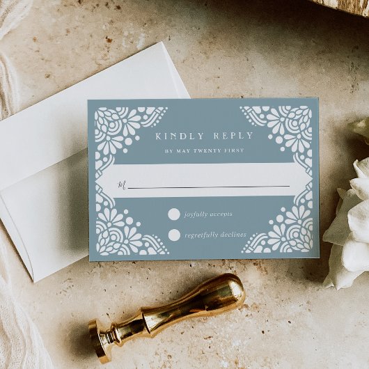 Beaux Arts RSVP-kaart | Tourmaline RSVP Kaartje