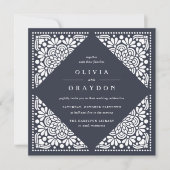 Beaux Arts Square Weddenschap | Inkt Kaart (Voorkant)