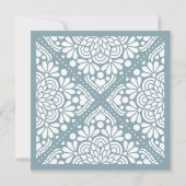 Beaux Arts Square Weddenschap | Tourmaline Kaart (Achterkant)