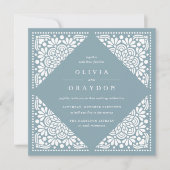 Beaux Arts Square Weddenschap | Tourmaline Kaart (Voorkant)