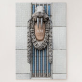 Beaux Arts Walrus Sculpture Custom Monogram Legpuzzel (Verticaal)