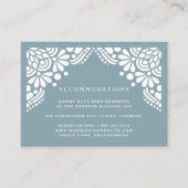 Beaux Arts Wedding Hotel Accommodatie Cards Informatiekaartje (Voorkant)