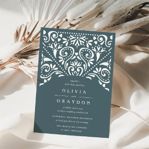 Beaux Arts Wedding Invitation Spruce Kaart