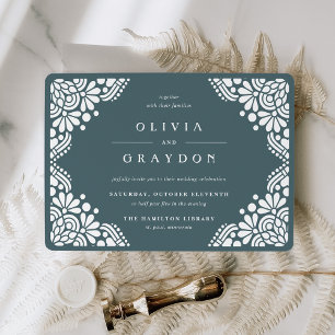 Beaux Arts Wedding Invitation   Spruce Kaart