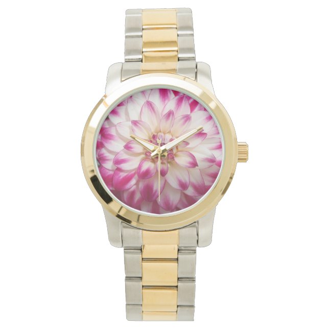 Beaux"Gaye Elise Beda", "Roze ventilator", tassen Horloge (Voorkant)
