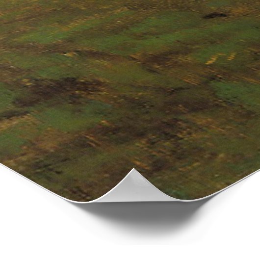 Beaux - landschap met Boerderij Poster (Hoek)