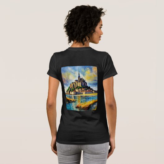 BEAUX Le Mont-Saint Michel T-shirt (Achterkant volledig)