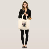 Beaver 2001 grote tote bag (Voorkant (model))