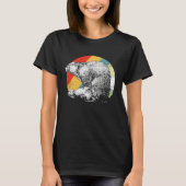 Beaver Animals Retro  T-shirt (Voorkant)