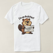 Beaver Architect – Dam Bouwer T-shirt (Design voorkant)