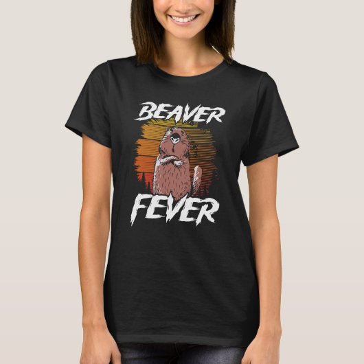 Beaver-backprint Beaver T-shirt (Voorkant)