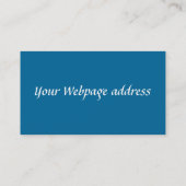 Beaver Bay Blue Visitekaartje (Achterkant)