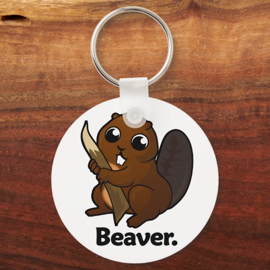 Beaver Beaver. Sleutelhanger (Voorkant)