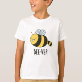 Beaver bee pun t-shirt (Voorkant)