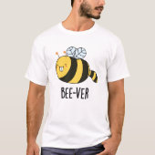 Beaver bee pun t-shirt (Voorkant)