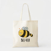 Beaver bee pun tote bag (Voorkant)