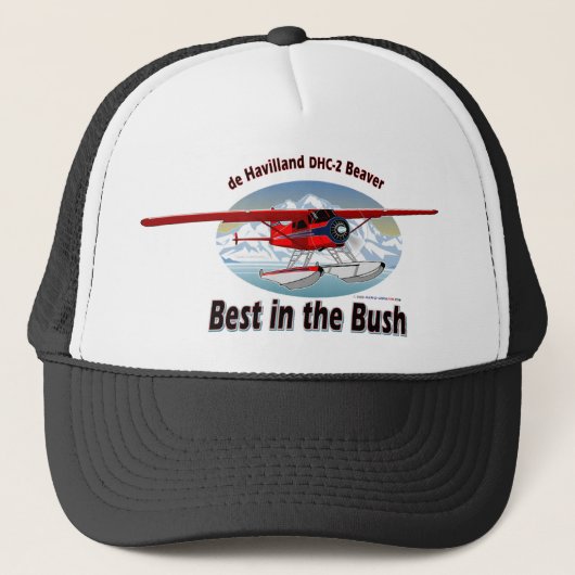 Beaver/Best in de Struik Trucker Pet (Voorkant)