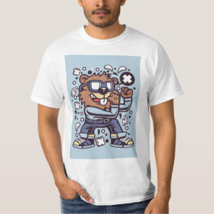 Beaver bestrijden t-shirt