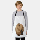 Beaver bij Chess met Chess Bishop Schort (Gedragen)