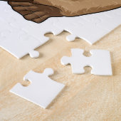 Beaver bij honkbal met honkbal legpuzzel (Zijkant)