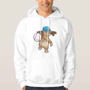 Beaver bij honkbalsport met Pet Hoodie