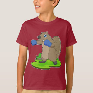 Beaver Bokshandschoenen Boksen T-shirt