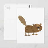 Beaver Briefkaart (Voorkant / Achterkant)