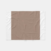 Beaver Brown Fleece Deken (Voorkant (Horizontaal))