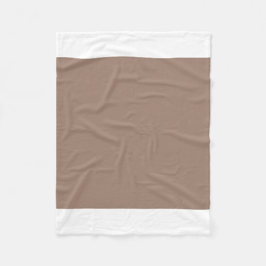 Beaver Brown Fleece Deken (Voorkant)