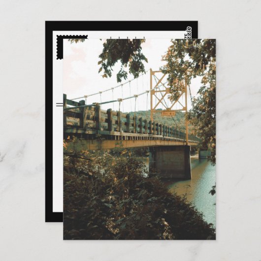 beaver - brug in eureka - bronnen briefkaart (Voorkant / Achterkant)