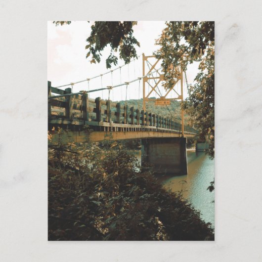 beaver - brug in eureka - bronnen briefkaart (Voorkant)