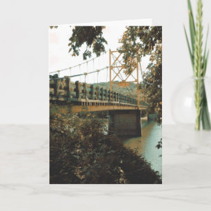 beaver - brug in eureka - bronnen feestdagen kaart