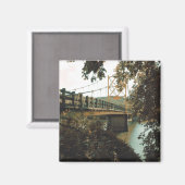 beaver - brug in eureka - bronnen magneet (Voorkant / Achterkant)