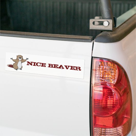 BEAVER-BUMPERSTICKER BUMPERSTICKER (Op Truck)