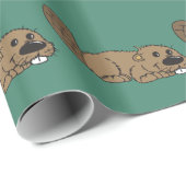 Beaver Cadeaupapier (Rol Hoek)