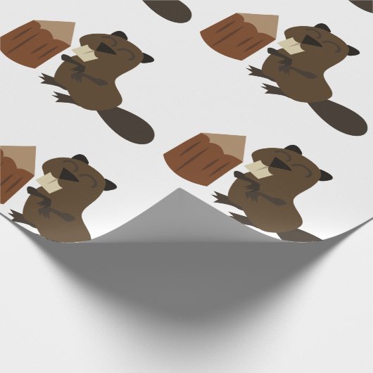 Beaver Cadeaupapier (Hoek)