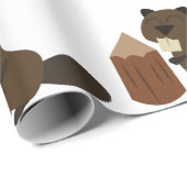 Beaver Cadeaupapier (Rol Hoek)