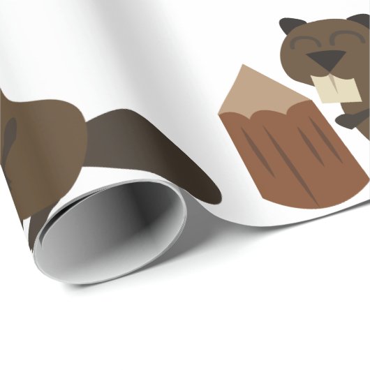 Beaver Cadeaupapier (Rol Hoek)