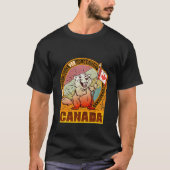 Beaver Canada Vlag T-shirt (Voorkant)