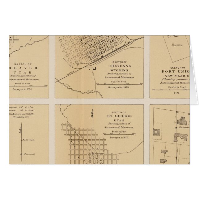 Beaver, Cheyenne, Fort Union, Georgetown (Voorkant Horizontaal)