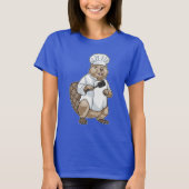Beaver Cook Spatula Cooking T-shirt (Voorkant)