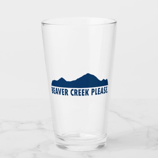 Beaver Creek alsjeblieft Glas (Voorkant)