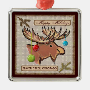 Beaver Creek Colorado artistieke vormgeving Metalen Ornament