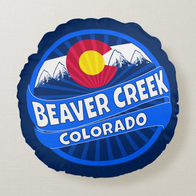 Beaver Creek Colorado-berg barst kussen uit (Voorkant)