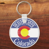 Beaver Creek Colorado cirkel sleutelhanger (Voorkant)