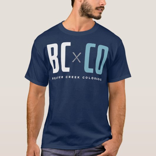Beaver Creek Colorado Graphic Ski T-shirt (Voorkant)