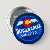 Beaver Creek Colorado mounast Button (Voorkant /achterkant)