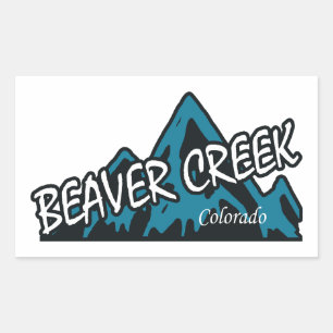 Beaver Creek Colorado Mountains Rechthoekige Sticker
