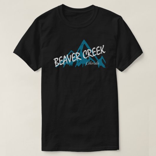 Beaver Creek Colorado Mountains T-shirt (Design voorkant)
