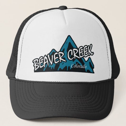 Beaver Creek Colorado Mountains Trucker Pet (Voorkant)